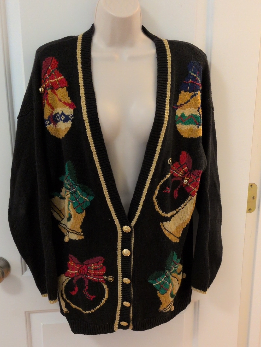 Vintage Norton McNaughton Christmas Cardigan Sweater